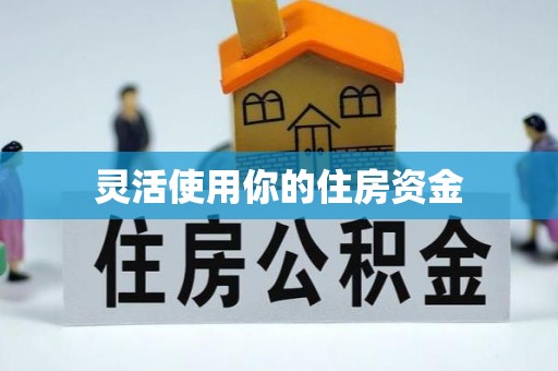 金寨灵活使用你的住房资金